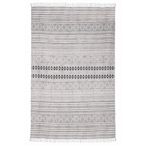 Covor, giordania grey, bizzotto, 100% bumbac, 140x200 cm