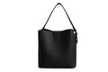 Geanta, Lucky Bees, 328 v2 Black Grey, piele ecologica, negru/gri