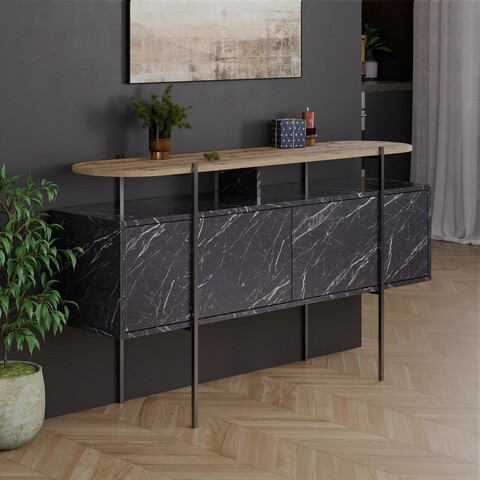 Consola, homitis, hanley, 150x86.2x38 cm, hitit / arătarea