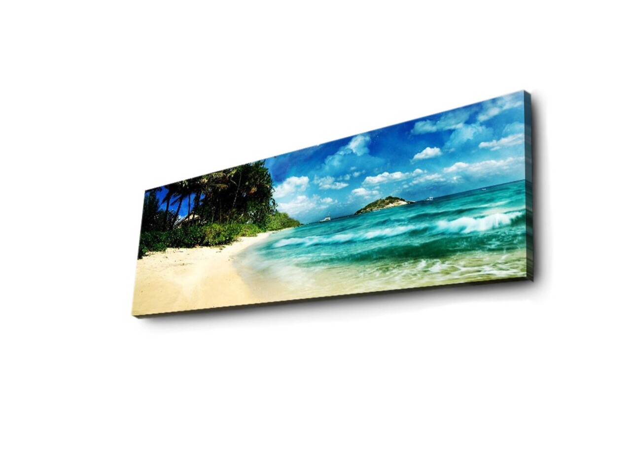 Tablou decorativ cu lumina LED, 3090DACT-69, 30 x 90 cm, Multicolor - view 5