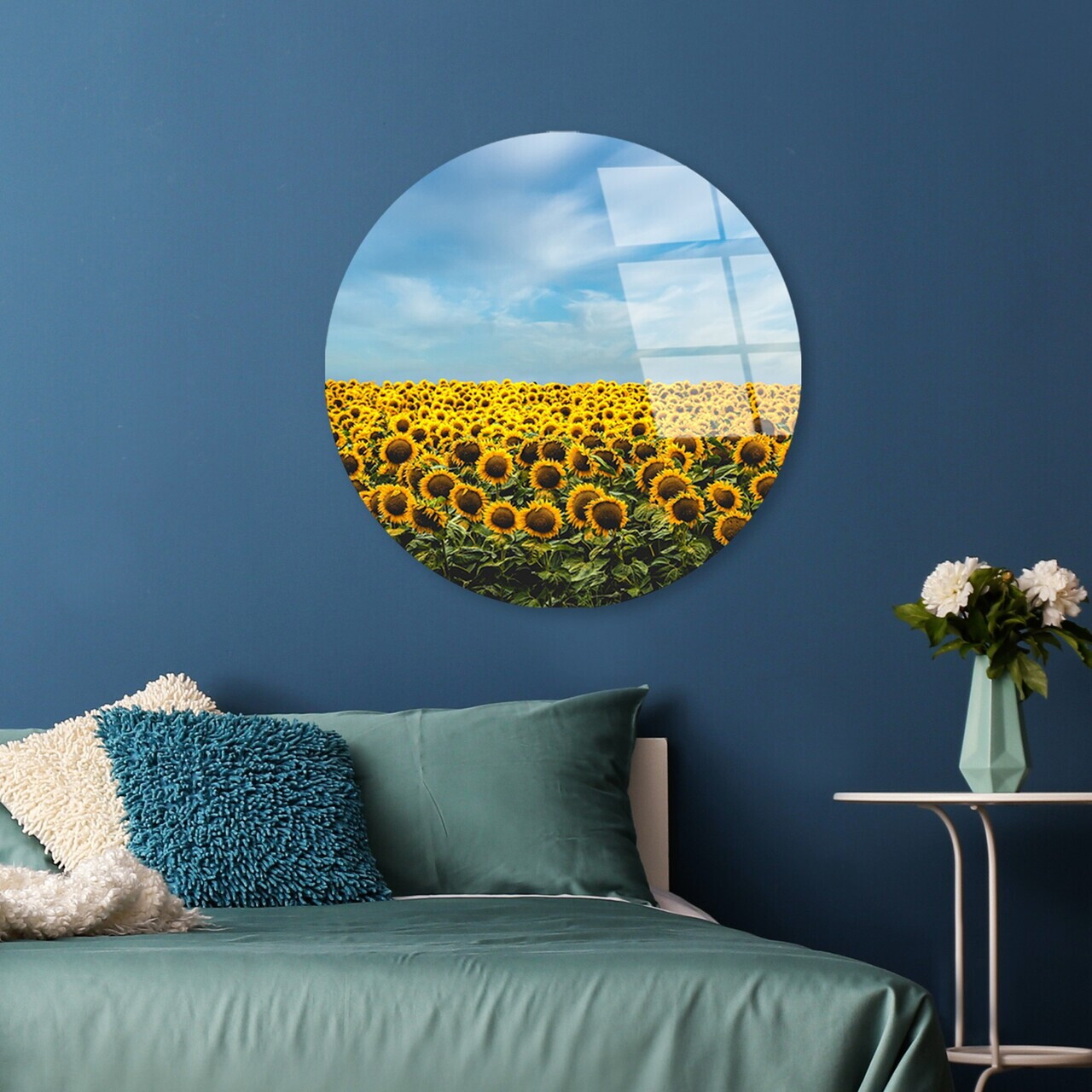 Tablou decorativ, UV-1135, Diametru: 60 cm, Multicolor — imaginea 2