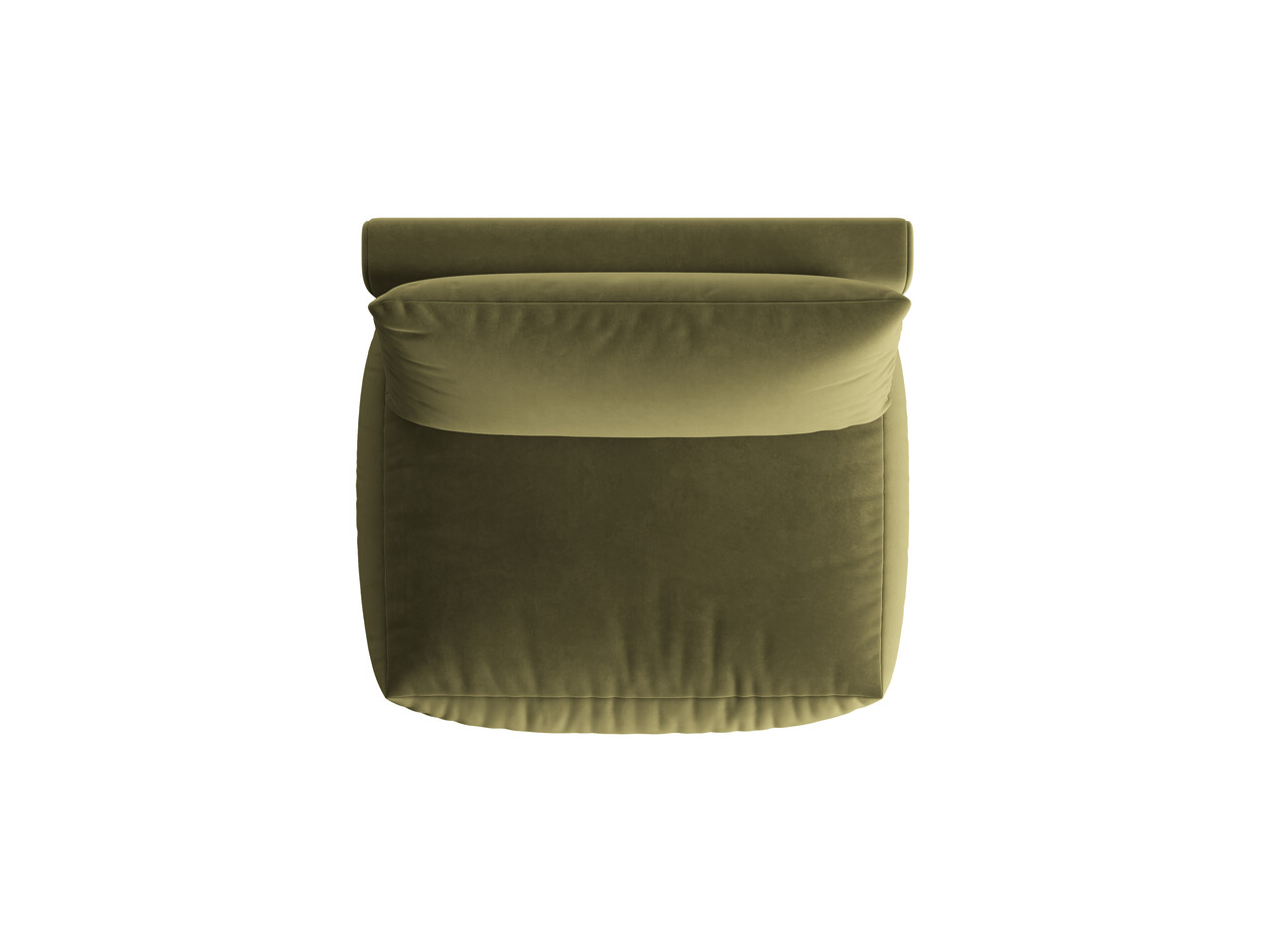 Modul pentru canapea, 1 loc, Chris-184, Micadoni Home, 105x100x80 cm, catifea, verde deschis - 1 | YEO