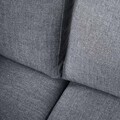 Set mobilier pentru gradina 3 piese Lusso, Homla, 145x67x72 cm, otel/poliester/polipropilena, multicolor