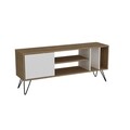 Comoda TV, Zena Home, Mistico, 140 x 58.7 x 35.5 cm, pal melaminat, nuc/negru/alb