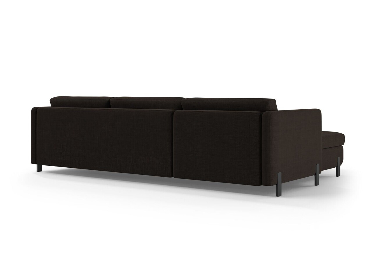 Coltar extensibil stanga 5 locuri, Gloria, Micadoni Home, 286x170x88 cm, tesatura structurata, gri inchis — imaginea 4