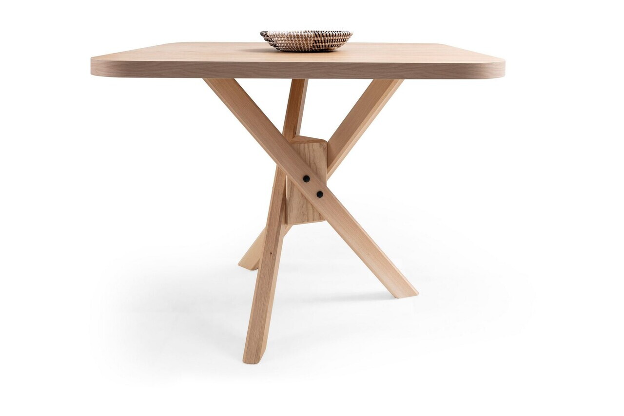 Masa, Hanah Home, Oscar Kare, 100x75x100 cm, Stejar — imaginea 3