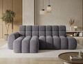 Coltar extensibil dreapta 3 locuri ELTAP, Ceedro, 283x165x98 cm, lemn/poliester, gri