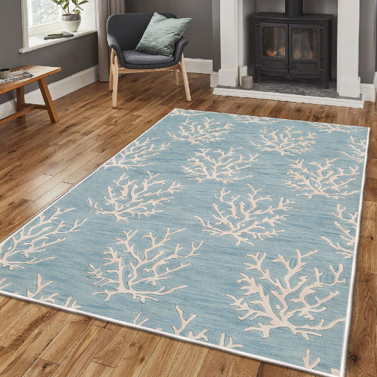 Covor, Els1892, 160x230 cm, Catifea, Multicolor — imaginea 2