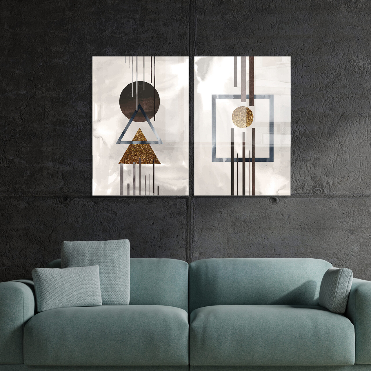 Tablou decorativ (2 Pieces), 1992, 30 x 45 cm (2 bucăți), Multicolor - view 2