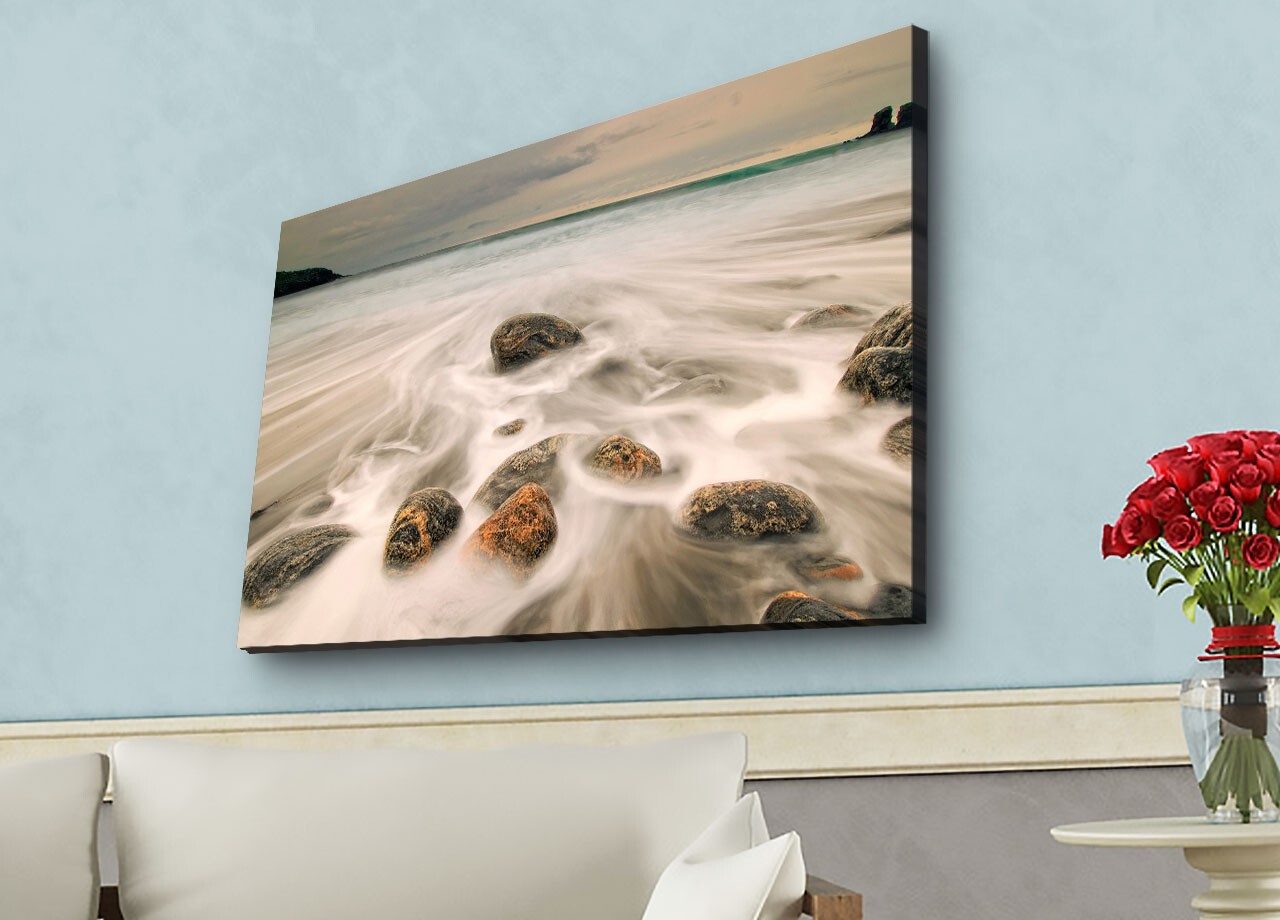 Tablou decorativ cu lumina LED, 4570HDACT-005, Dimensiune: 45 x 70 cm, Multicolor - view 2