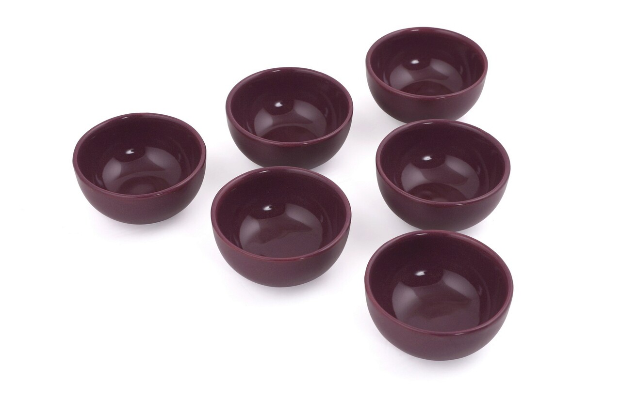 Set Boluri Pentru Sos, Keramika, 275KRM1138, Ceramica, Mov