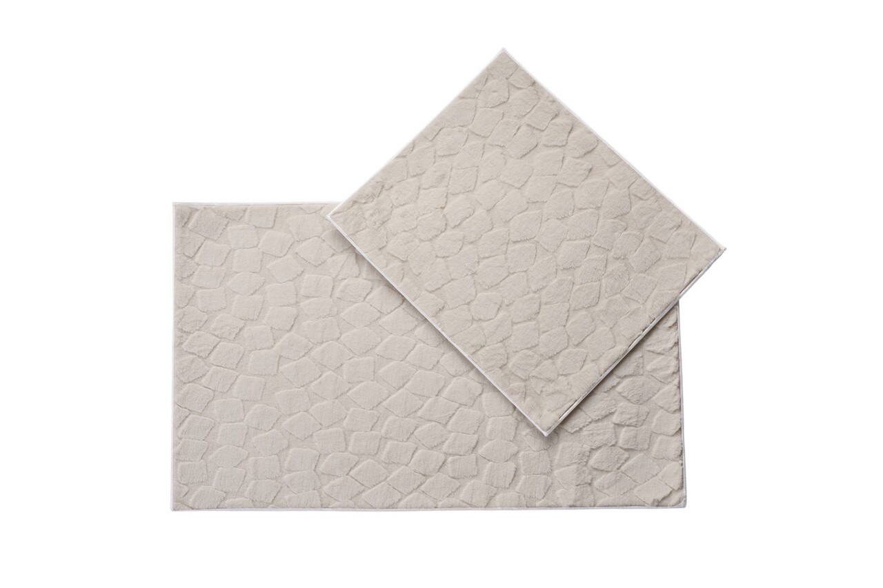 Set covorase de baie, L'essentiel Maison, Rabbit, Bej - imagine 5