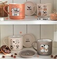 Set 2 cani, Cats, Brandani, 10x9 cm, portelan New Bone China