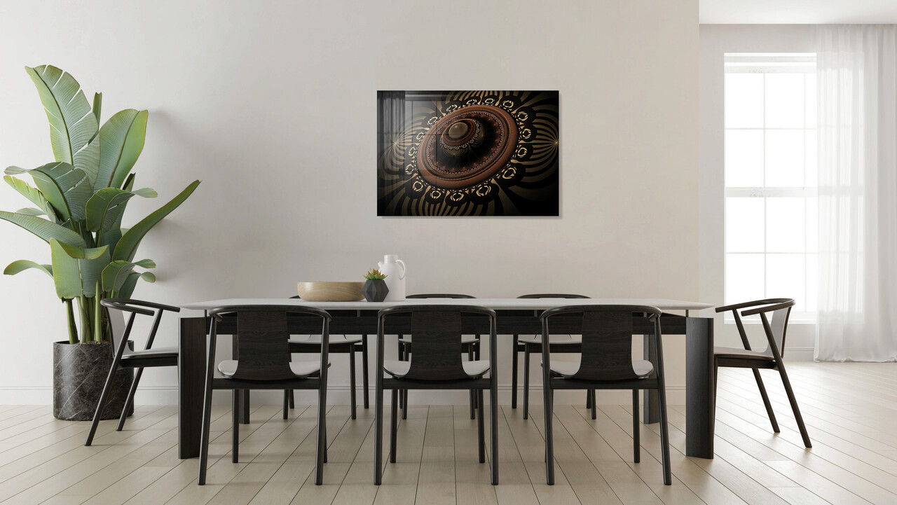 Tablou decorativ, 1308, Sticla temperata, Dimensiune: 45 x 65 cm, Multicolor - 1 | YEO