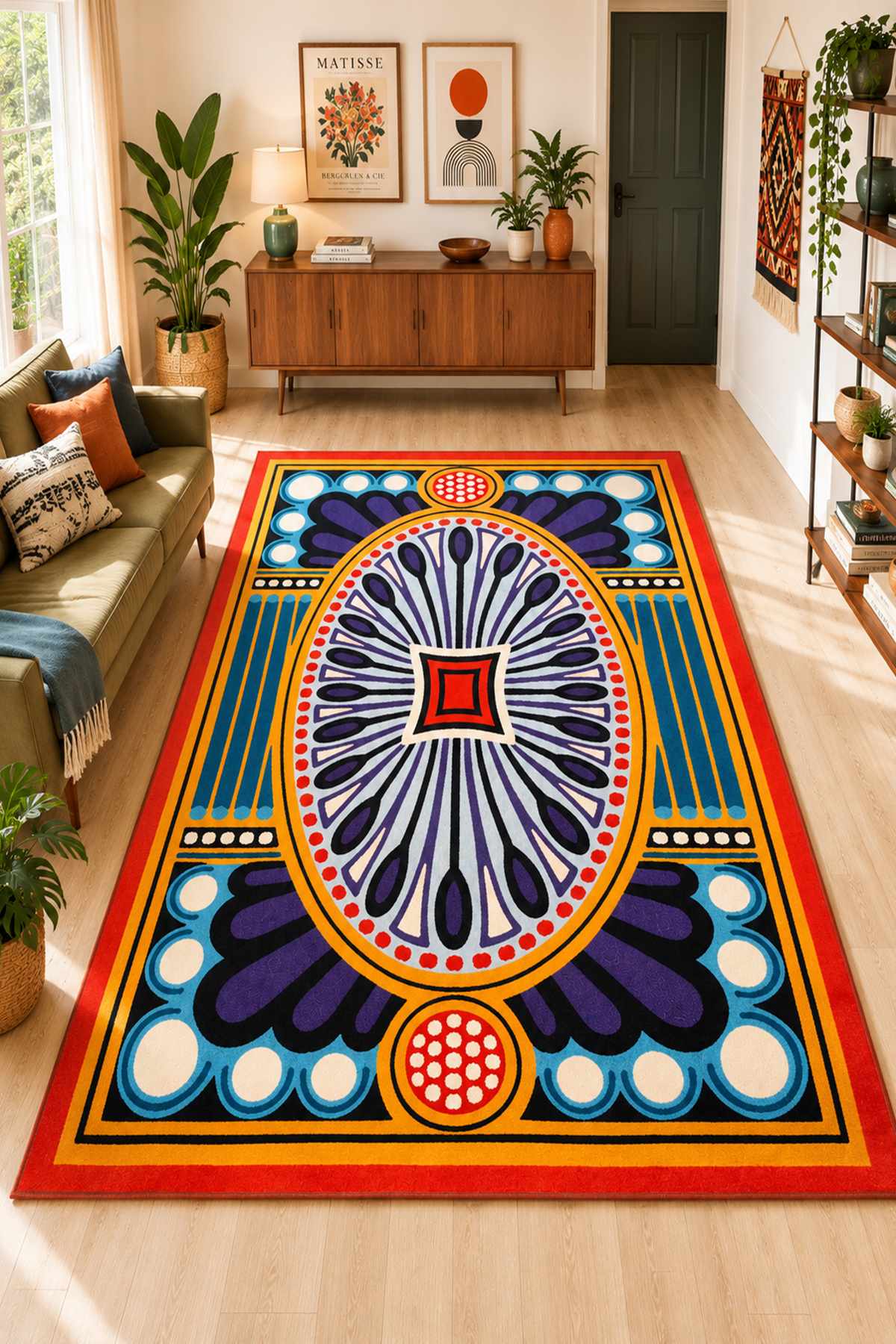 Covor, Olowen, 80x300 cm, Multicolor