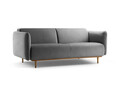 Canapea 2 locuri, Noomi-88, Micadoni Home, 162x94x75 cm, catifea, gri