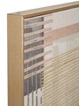 Tablou decorativ Lines With Frame -B, Mauro Ferretti, 60x60 cm, canvas/lemn de pin/plastic, multicolor