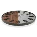 Ceas de perete Nevaeh, Versa, Ø60 cm, metal/lemn