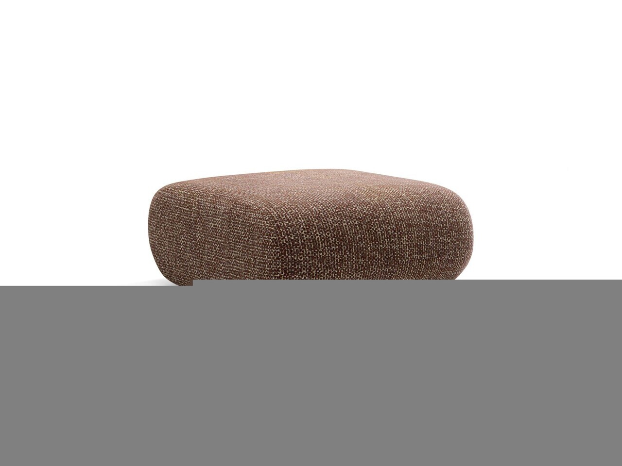 Taburet, Neo, Micadoni Home, 60x85x44 cm, tesatura Chenille Silencio, maro — imaginea 3