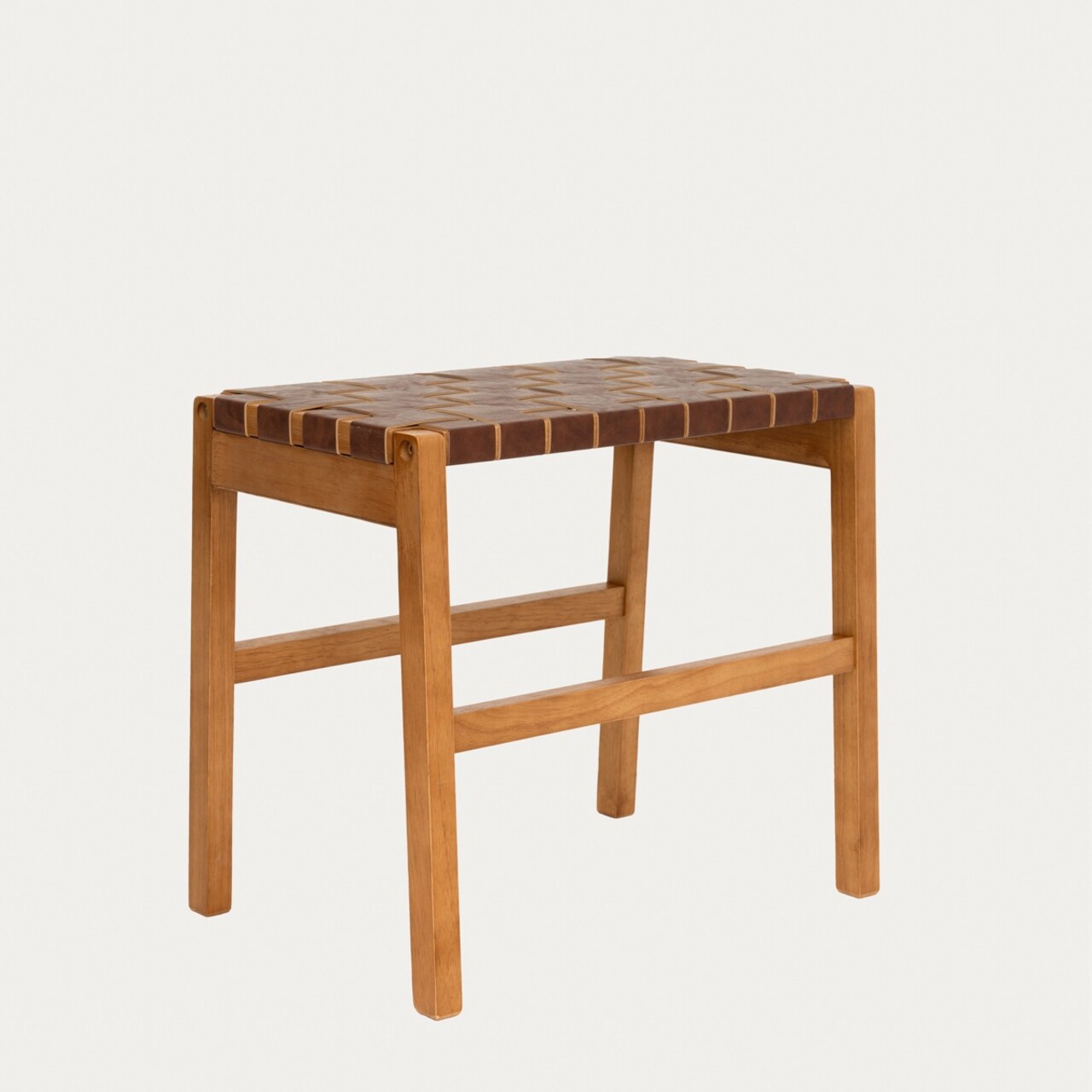 Taburet Futurum Homla 50x35x45 cm lemn maro