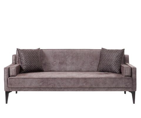 Canapea extensibila Doruk, Pandia Home, 195x80x80 cm, lemn, gri deschis Canapele si coltare