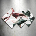 Set 4 tablouri decorative, 4MDF2259857, MDF, Imprimat UV, Multicolor