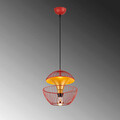 Lustra, Fulgor, 942FLG1254, Metal, Rosu