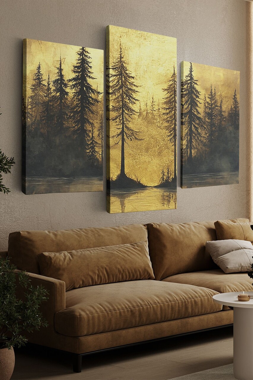 Set 3 tablouri decorative Ersycnvs3Asm7 Dimensiune 1: 40 x 60 cm (2 bucăți) Multicolor