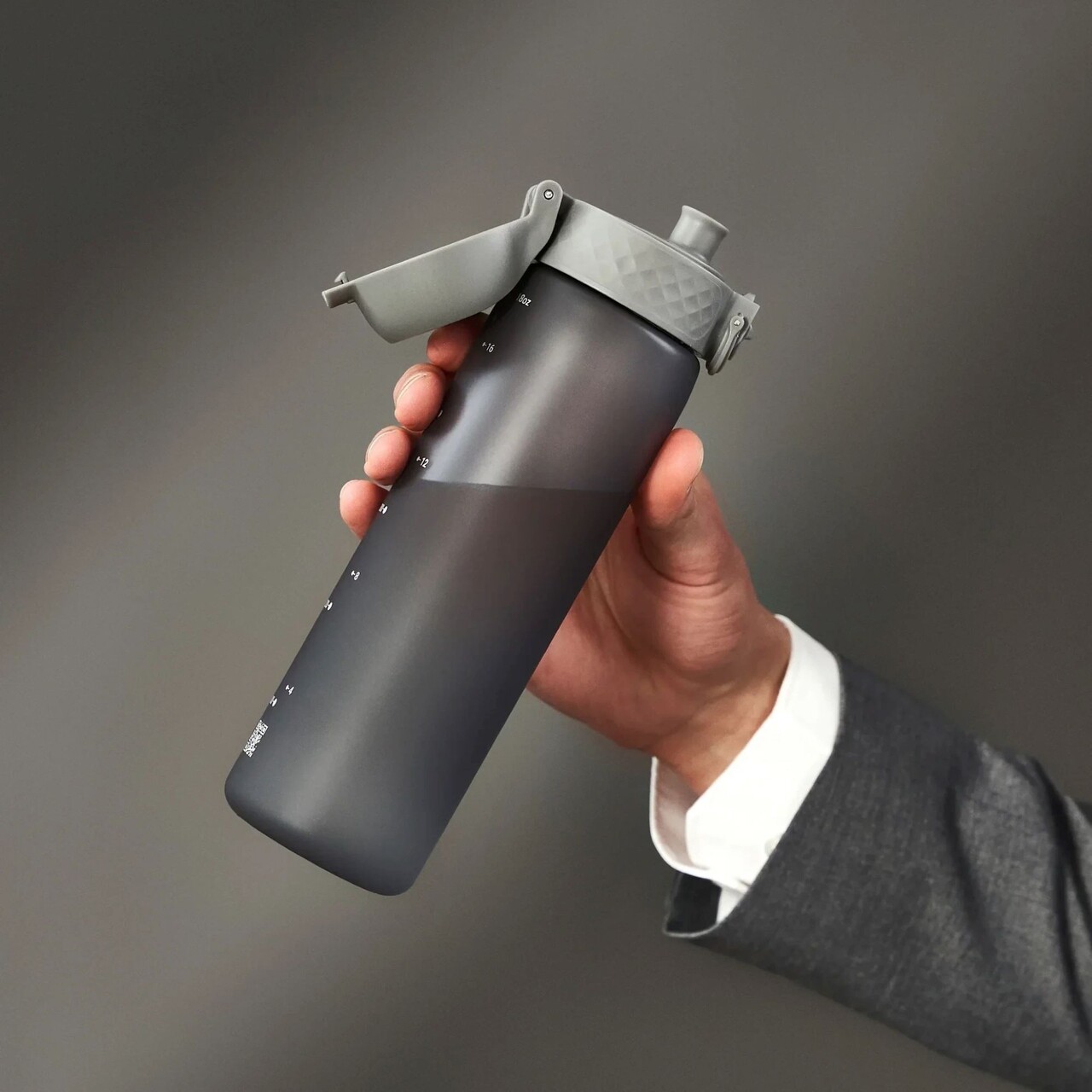 Sticla apa Slim, recyclon, 500ml, Grey - Ion8 - imagine 6