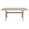 Set mobilier pentru gradina/terasa, Baxter, 3 piese, natur/bej