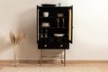 Consola, Howard, Cliff 150, 80x150x39 cm, PAL, Negru