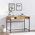 Birou, Elegance, Berry, Stejar safir / negru