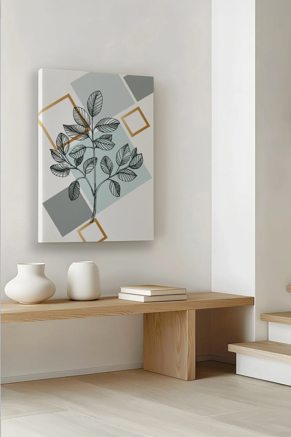 Tablou decorativ, Ersysb049, Canvas, 50 x 70 cm, Multicolor