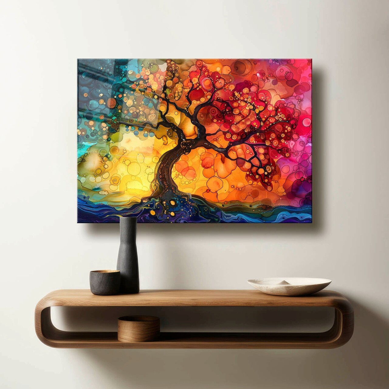 Tablou decorativ Camtbl-060 Dimensiune: 40 x 60 cm Multicolor