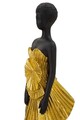 Figurina /sculptura decorativa  Fashion Gold Woman, Mauro Ferretti, 14.5x10x33 cm, polirasina, negru/auriu