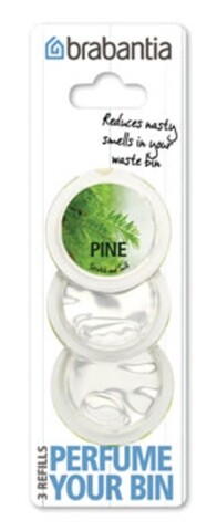 Set 3 capsule parfumate pentru cosul de gunoi, Brabantia, Pine