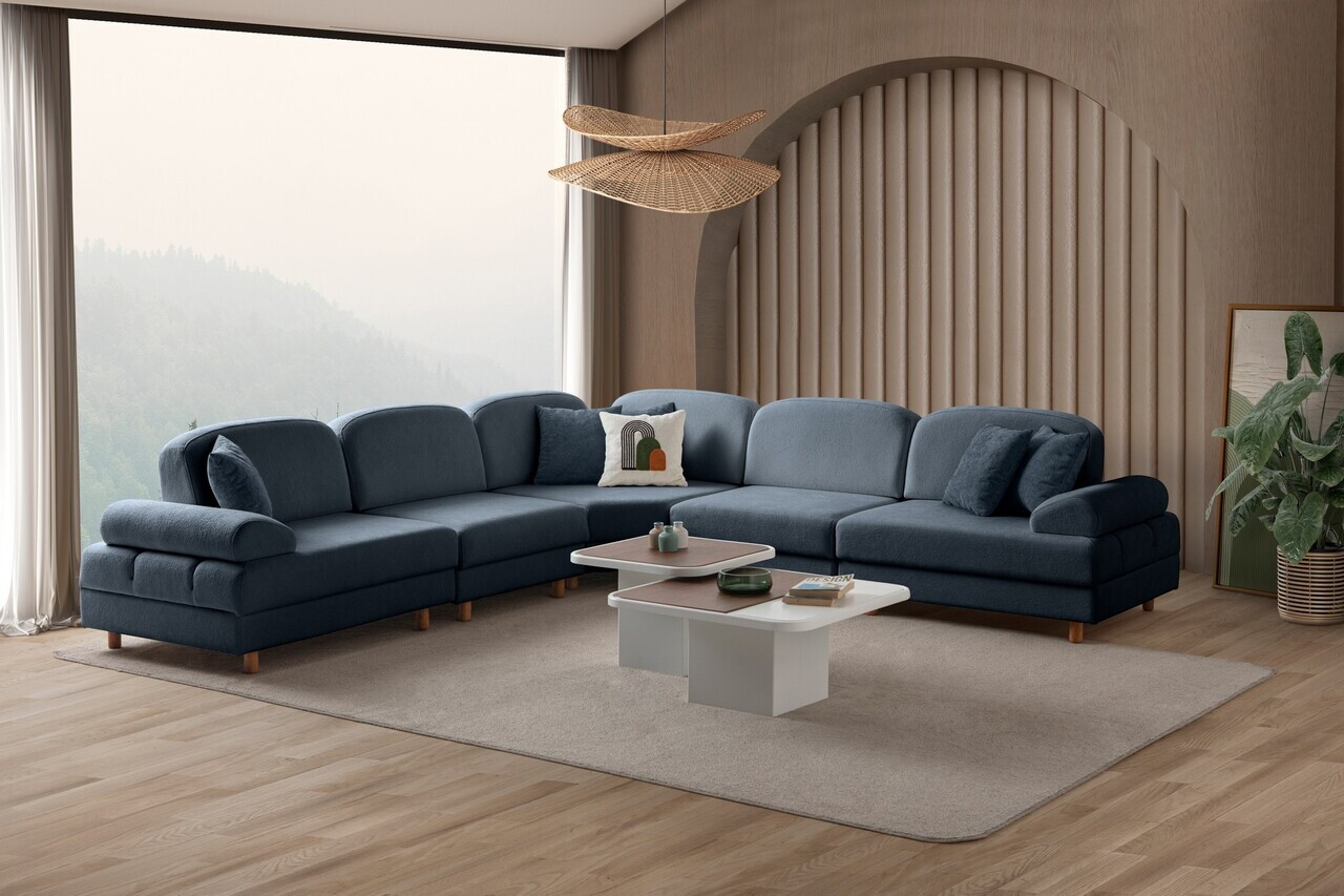 Coltar, Atelier del Sofa, 752EST1444, Albastru navy — imaginea 2