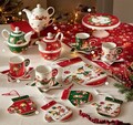 Set ceainic cu ceasca, Elfomagia Red, Brandani, 11x15x13 cm, portelan New Bone China