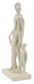 Figurina /sculptura decorativa Stons Family, Mauro Ferretti, 16x8x30.5 cm, polirasina, crem