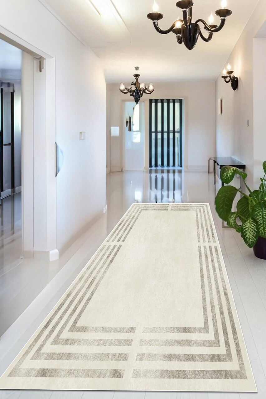 Covor, CLR-7193-YOLLUK-38, 140x200 cm, Poliester, Bej
