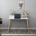 Birou, Puqa Design, Ronas 120, 120x60x75 cm, PAL, Alb