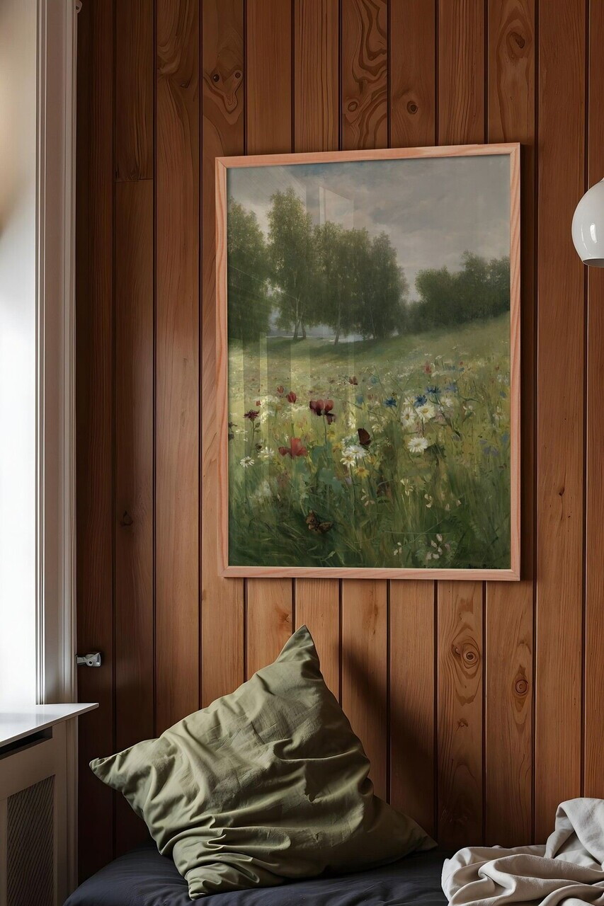 Tablou decorativ, 115004, Lemn masiv, Sticla PVC, Multicolor — imaginea 3