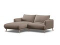 Coltar stanga 3 locuri, Naomi, Micadoni Home, 200x170x75 cm, tesatura structurata, cappuccino