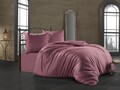 Lenjerie de pat dubla Plum, Majoli Home Collection, 4 piese, 240x260 cm, bumbac satinat, multicolor