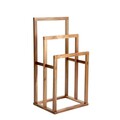 Suport pentru prosoape Assel, Homla, 41x33x51.2/66.3/81.8 cm, lemn, maro
