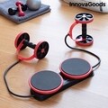 Rola abdominala cu discuri rotative, benzi elastice si ghid de exercitii Twabanarm InnovaGoods