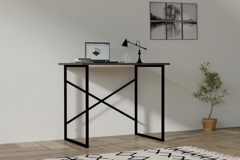 Birou, asse home, addis, 90x76x56 cm, alb negru