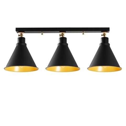 Lustra Berceste N-677, Noor, 26 x 72 cm, 3 x E27, 100W, negru Iluminat