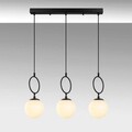 Lustra, Fulgor, 942FLG1656, Metal, Negru