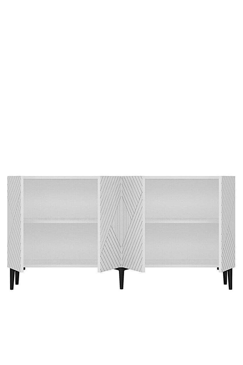 Consola, Hanah Home, Ferro 150, 150x75x32 cm, Alb - view 6